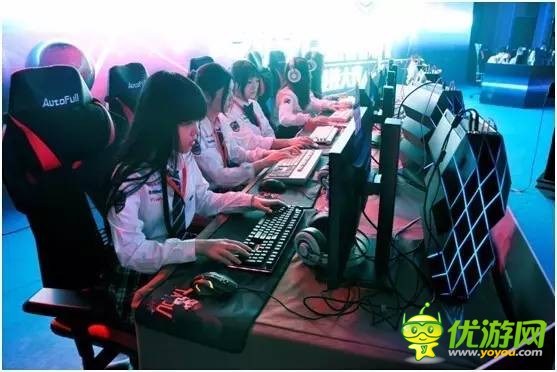 女生竞技游戏风采